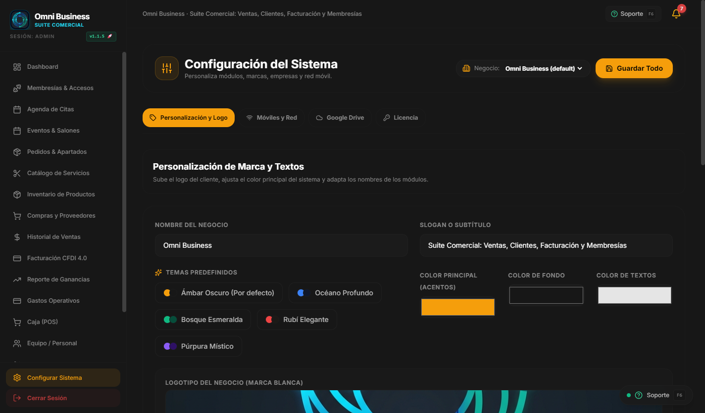 Configuración Marca Blanca